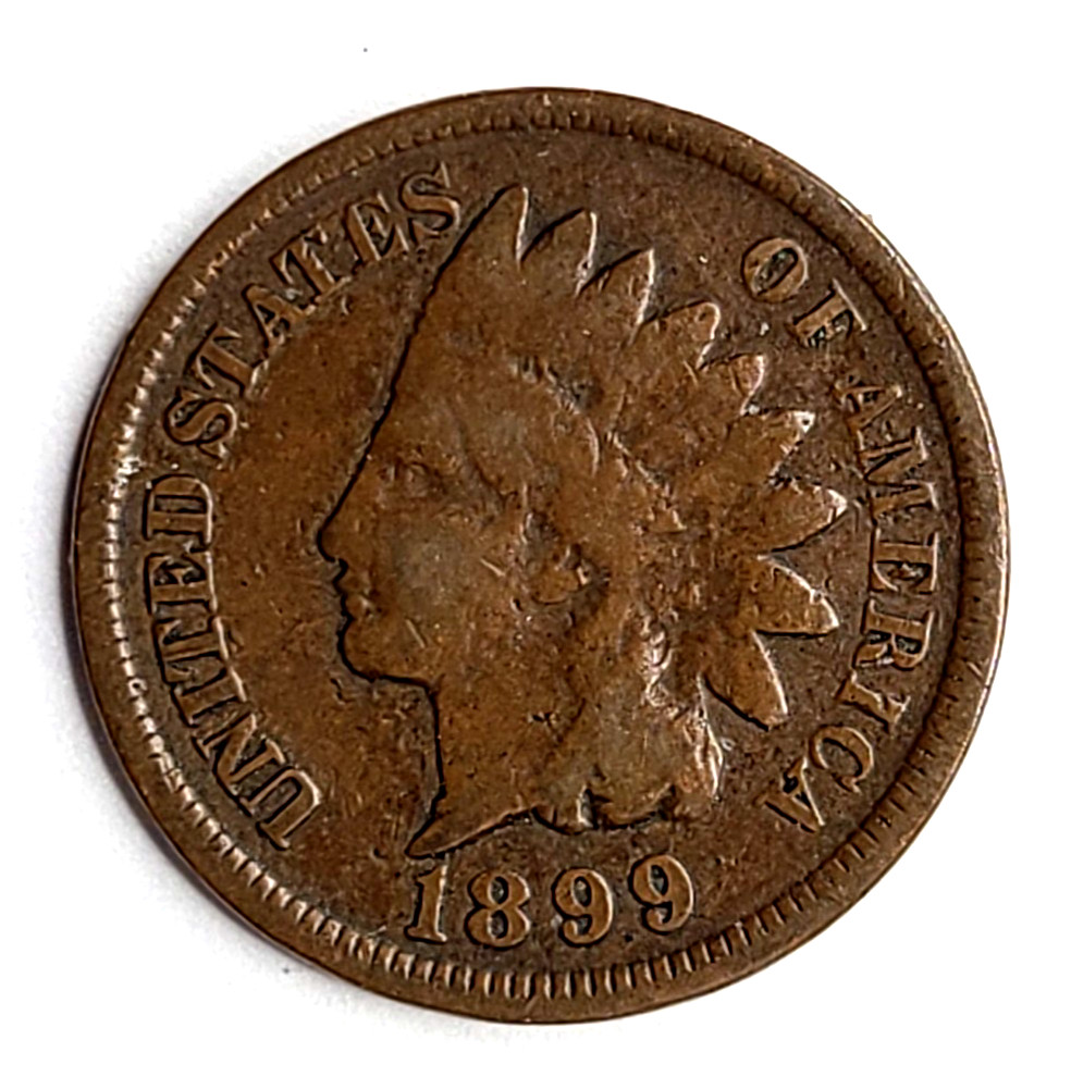 ⭐ 1899 Indian Head Cent Penny Coin ⭐ BEAUTIFUL 127 YEARS OLD COIN! ⭐ 💖