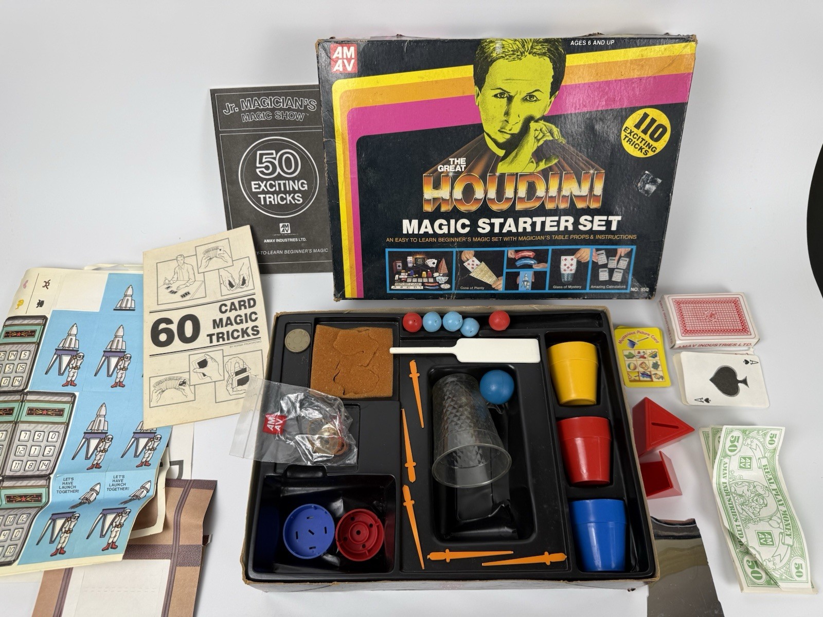 The Great Houdini Magic Starter Set AMAV Illusions 1987