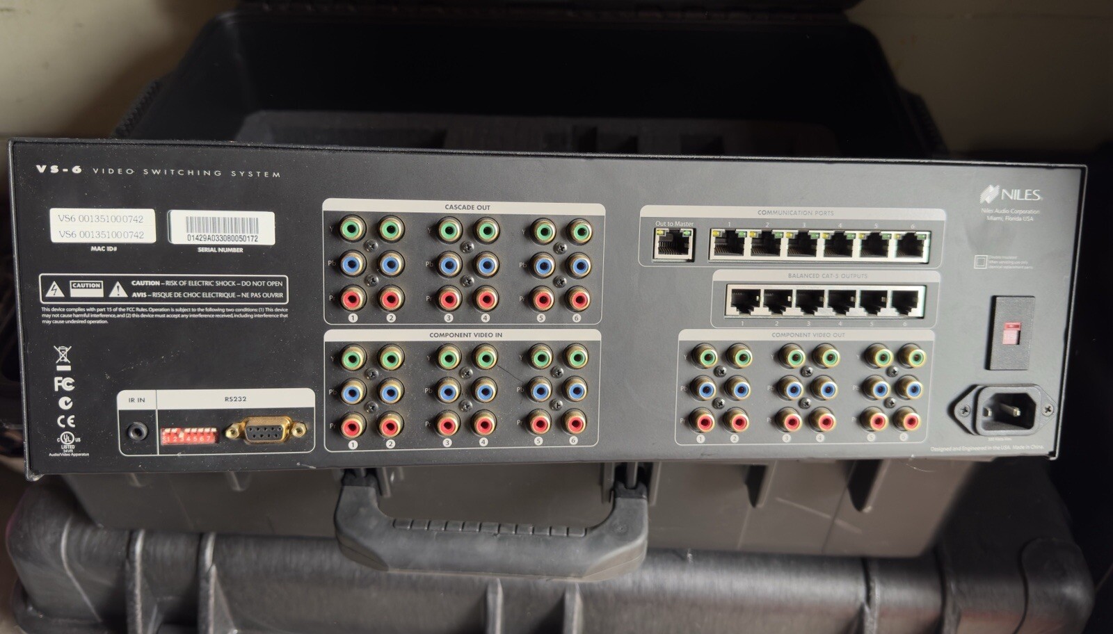 Niles VS-6 6-Source, 6-Zone Component Video Switcher b19