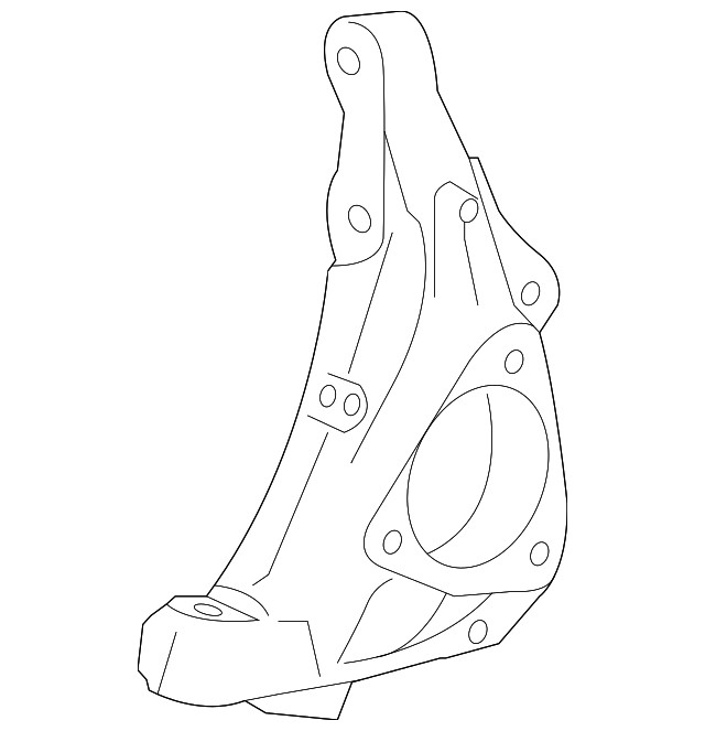 Genuine GM Passenger Side Steering Knuckle 84712196