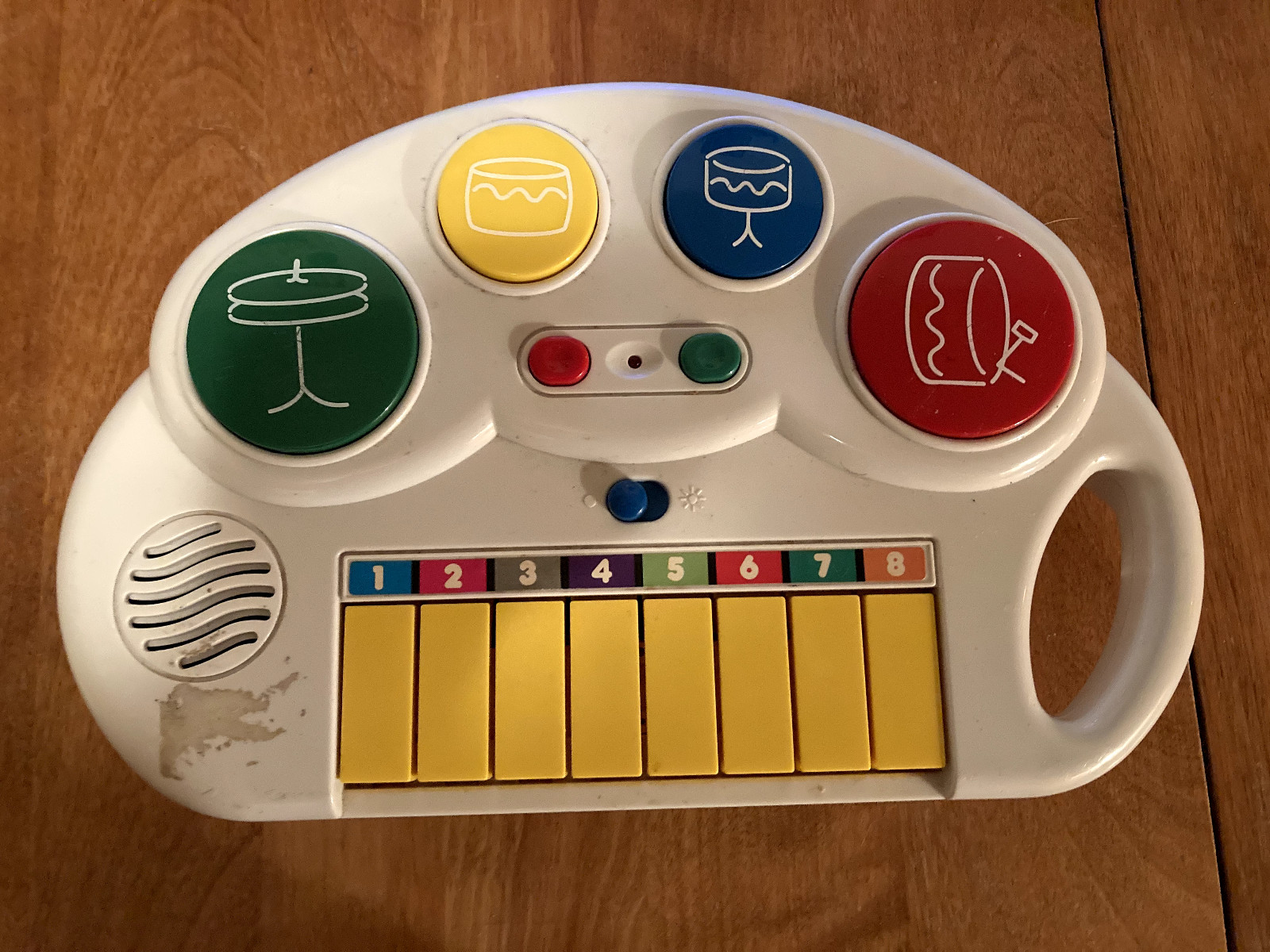 Music Toy Megcos Drum Pad - WORKING - Ready for Circuit Bending