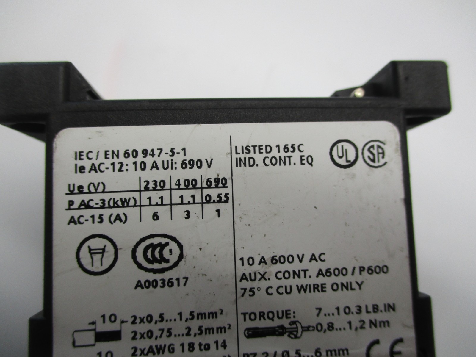 SIEMENS 3RH1131-1BB40 CONTACTOR NSNP