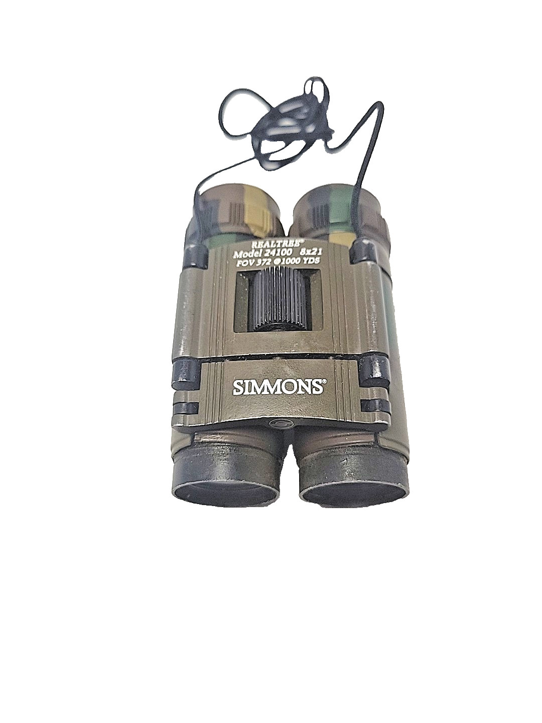 Simmons Realtree Binoculars 24100 8 X 21 FOV 372@ 1000 Yds Works Well