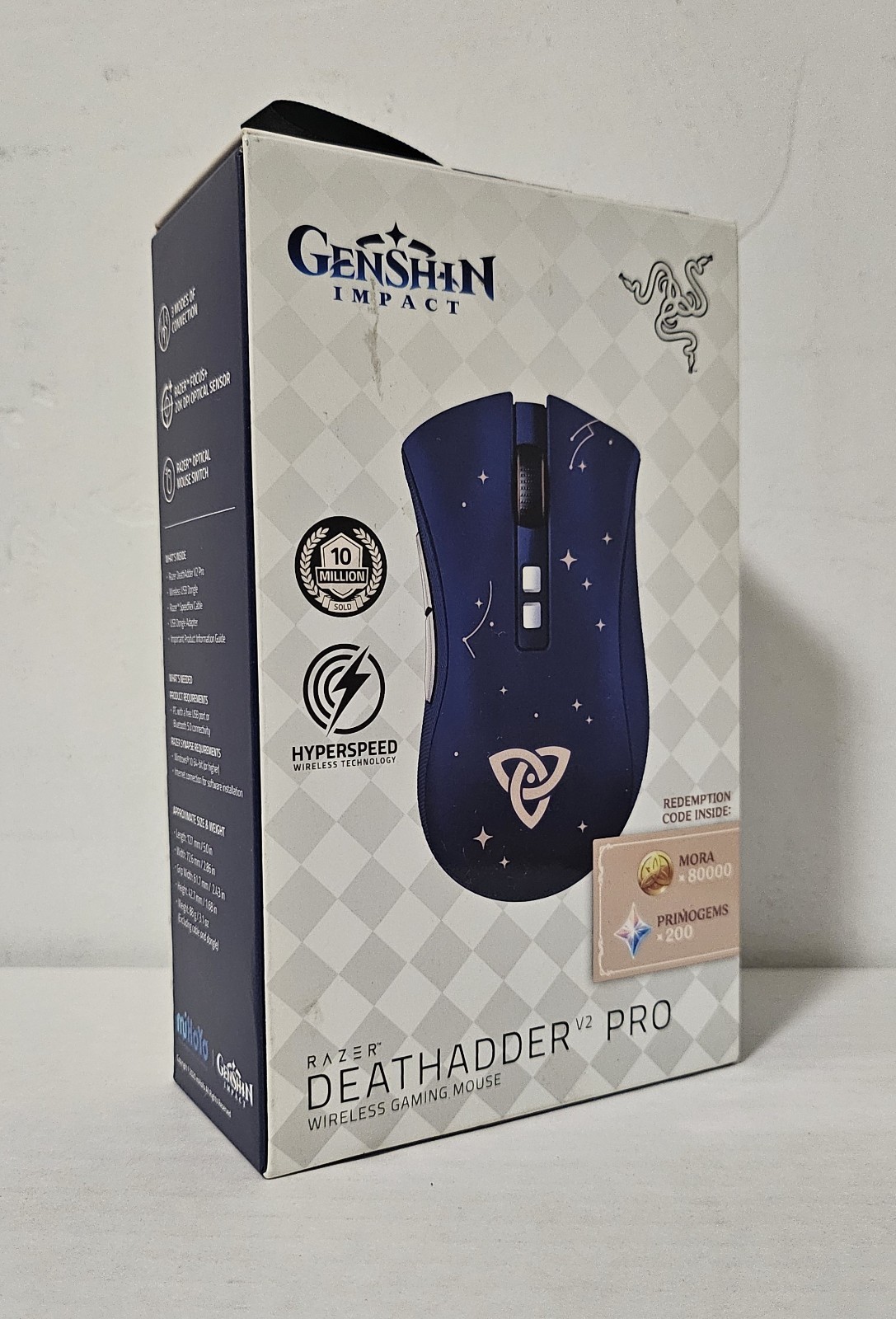 Razer DeathAdder V2 Pro x Genshin Impact Edition RZ01-0335 - Brand New Sealed!