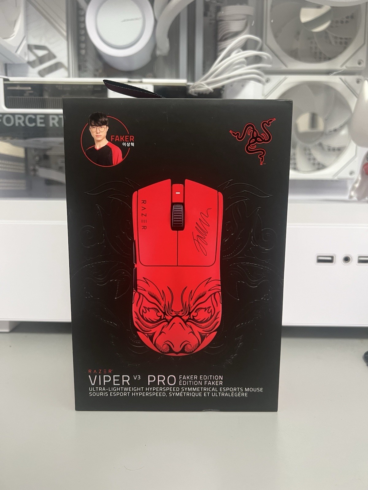 NEW RAZER VIPER V3 PRO FAKER EDITION WIRELESS GAMING MOUSE RED