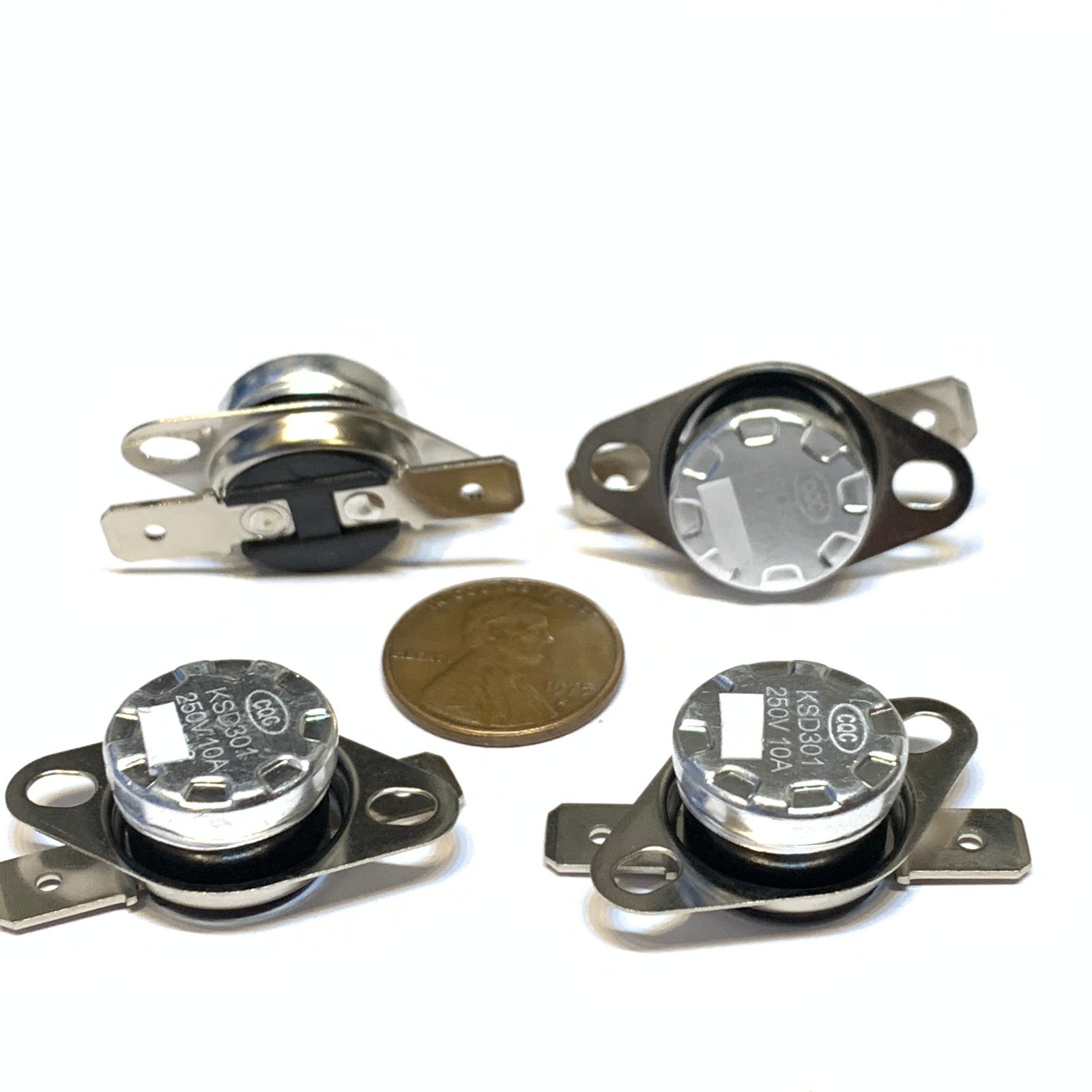 4 Pieces N/C 60ºC 140ºF normally closed Thermal  Thermostat switch KSD301 C26