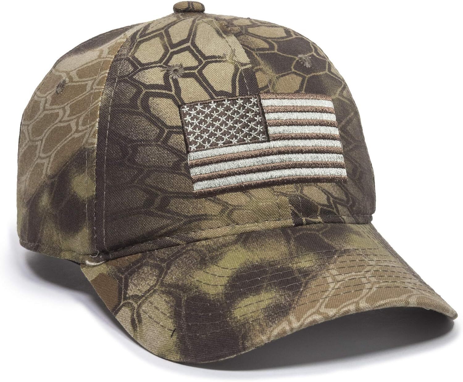 Outdoor Cap Men's Camouflage Americana One Size, Kryptek Highlander