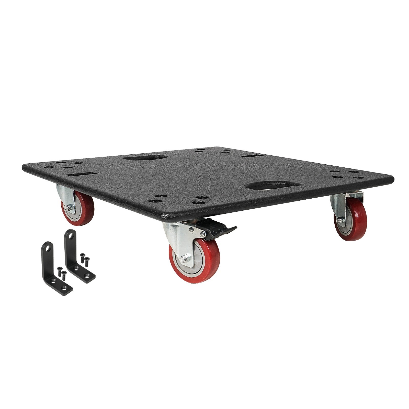 Sound Town Sturdy Plywood Caster Easy Transport 4" Wheels Brakes (ZSCB-VX18S)