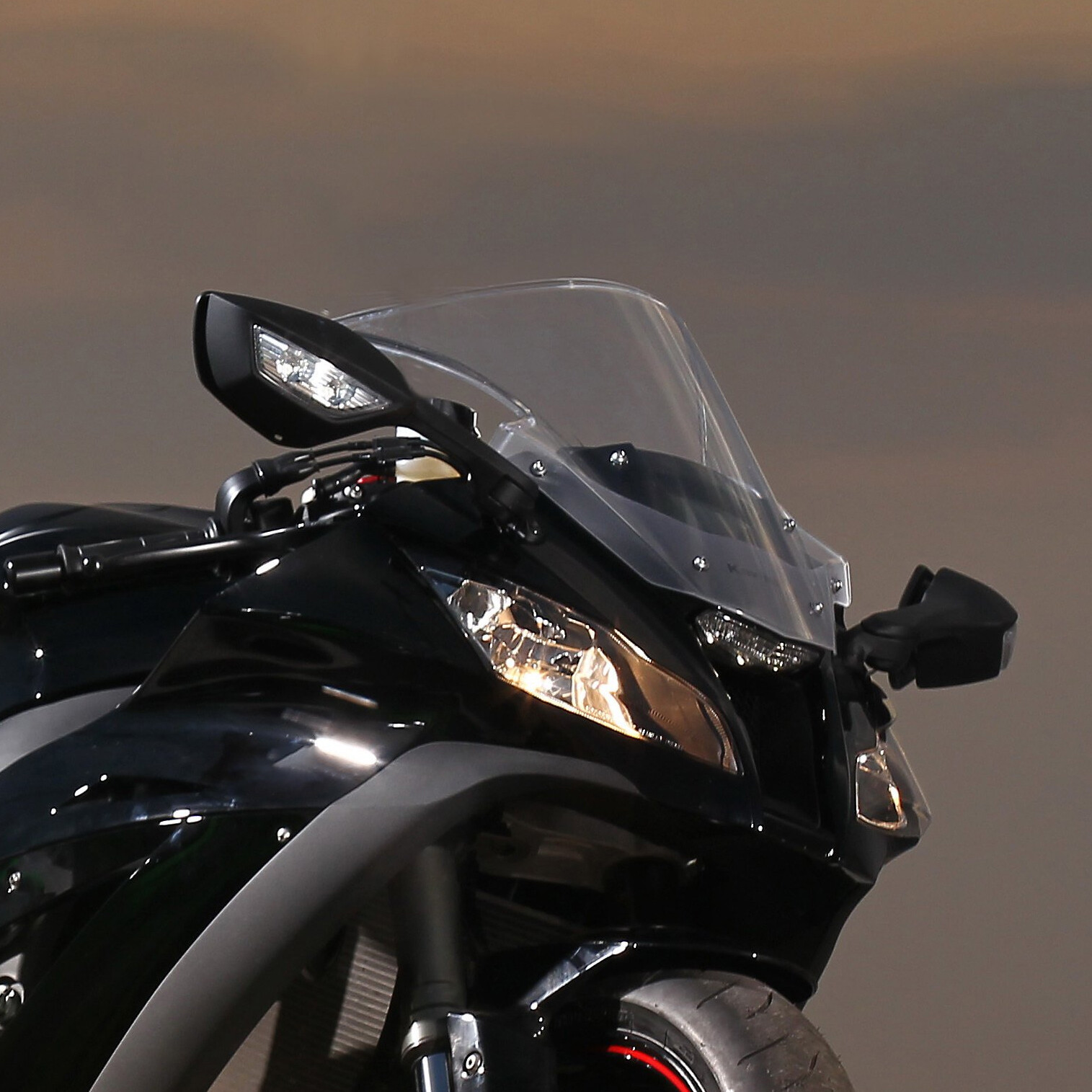 Clear Windshield for ZX10R 2011 12 13 14 2015 Kawasaki ABS Motorcycle Windscreen