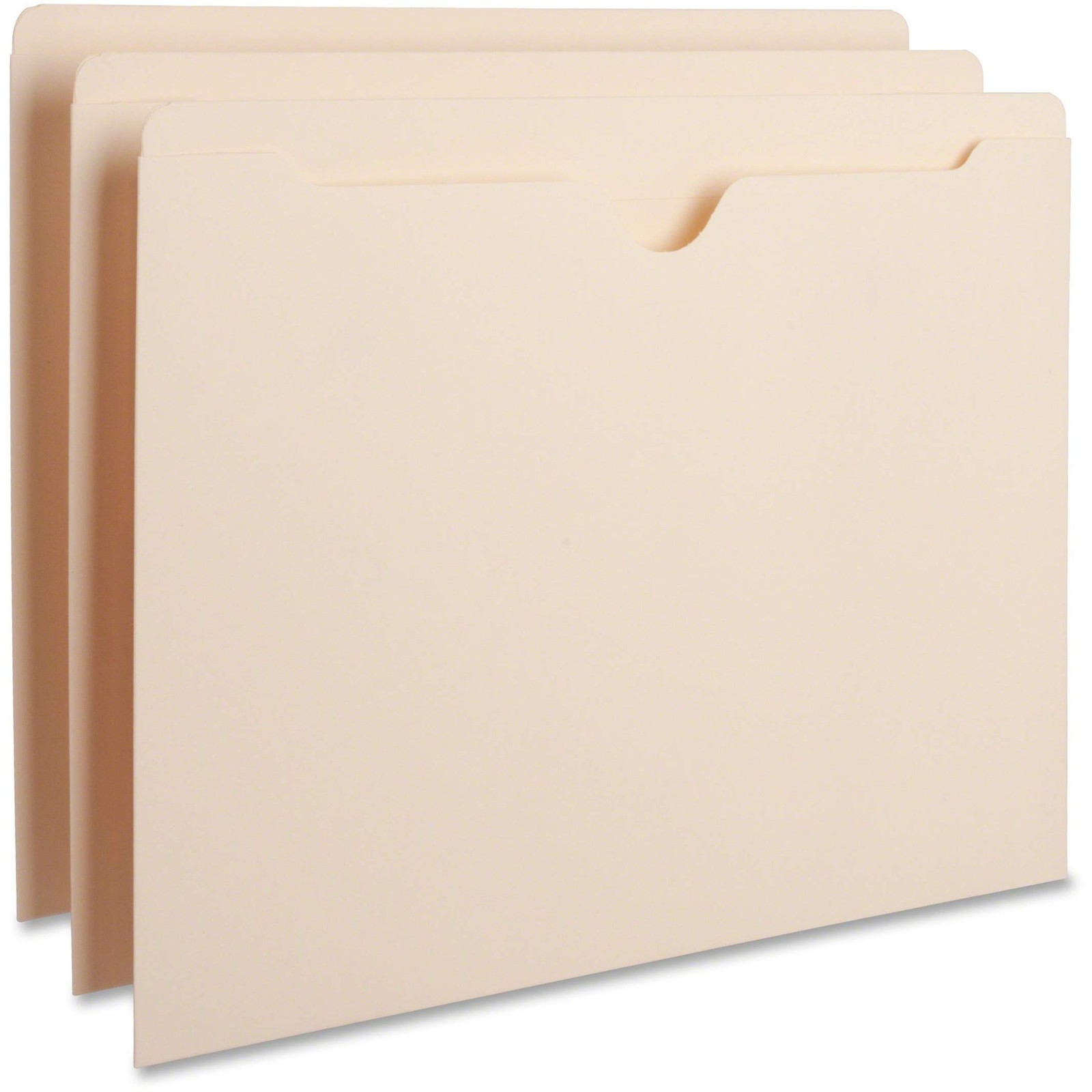 Manila Flat File Pockets