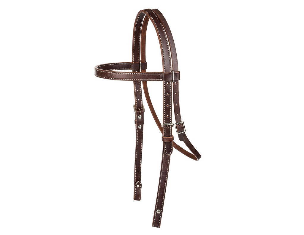 Tabelo Headstall Browband Chicago Screw Ends Horse Light Oil 724521