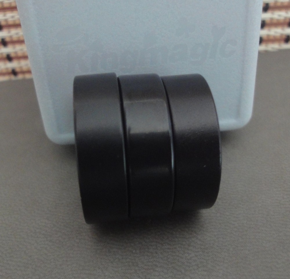Black Magnetic Magic Rings Street Magic Trick Party Entertainment Tool-3PCS