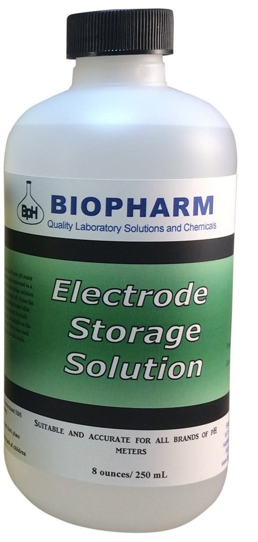 pH/Oxygen Reduction Potential (ORP) Electrode Storage Solution, 250 mL (8.4 f...