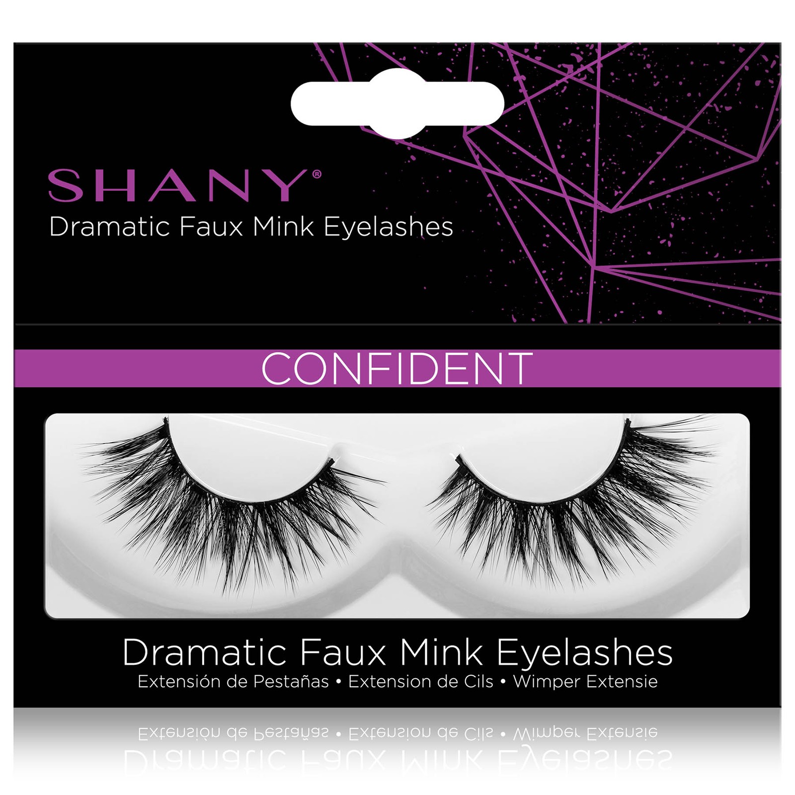 SHANY Classic Faux Mink Eyelashes - Single Pair Reusable Strip Lash