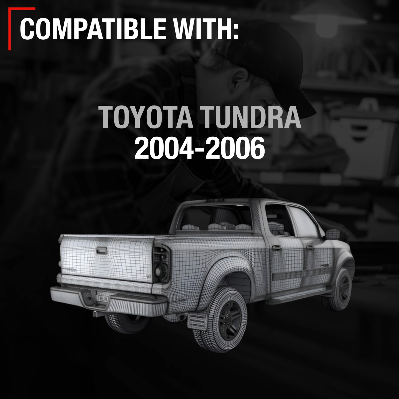 Tailgate Support Cable, Left & Right for Toyota Tundra Pickup