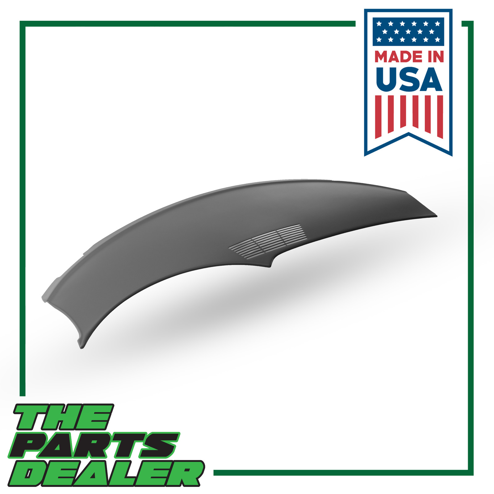 Molded Dash Cover Overlay w/Defrost Grilles for 93-96 Camaro in Graphite Gray