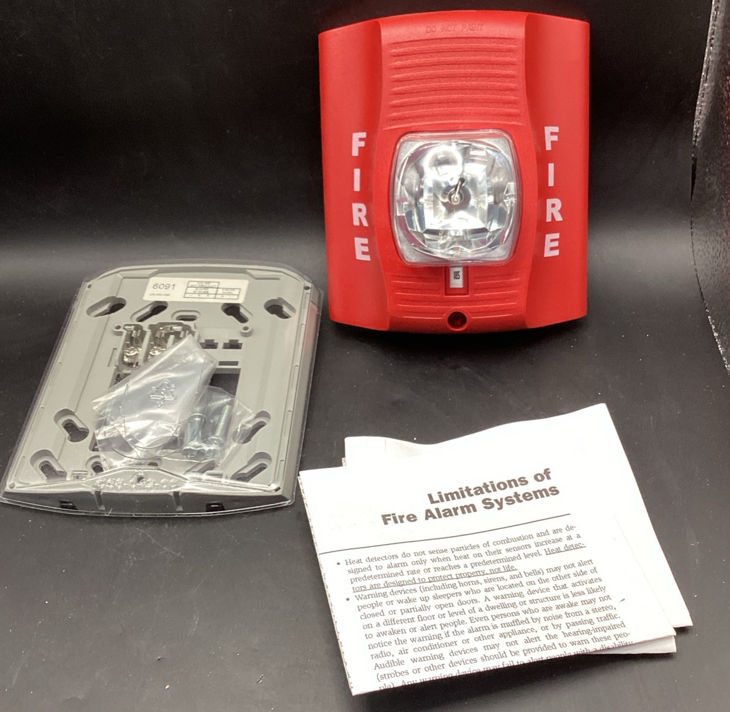 SPECTRA ALERT ADVANCE SYSTEM SENSOR SRH WALL STROBE HI CD RED