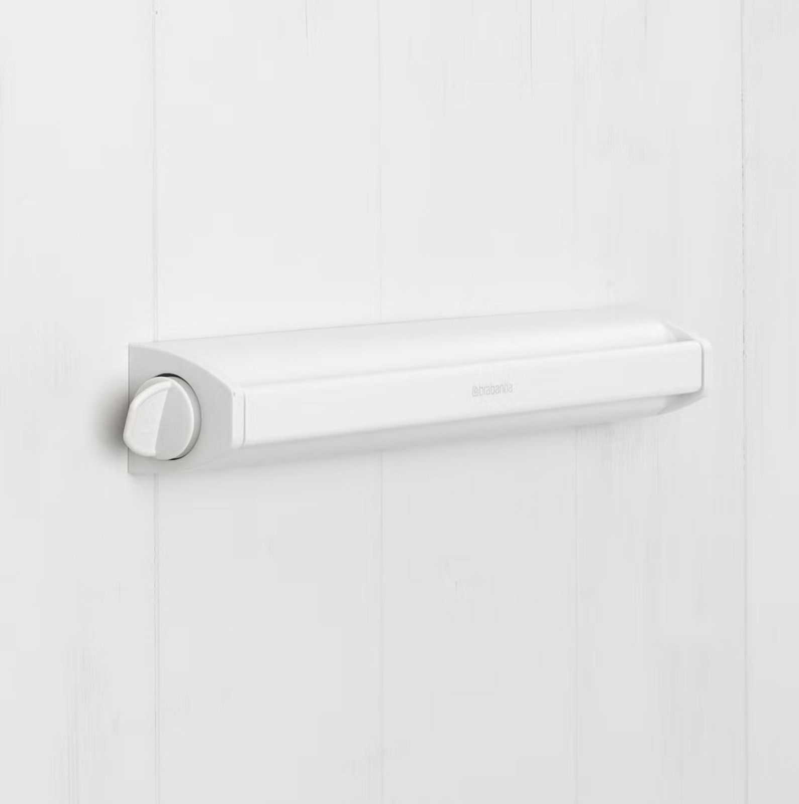 Brabantia Pull-Out Drying Clothesline Matte Steel Wall Mount Retractable 75 Ft