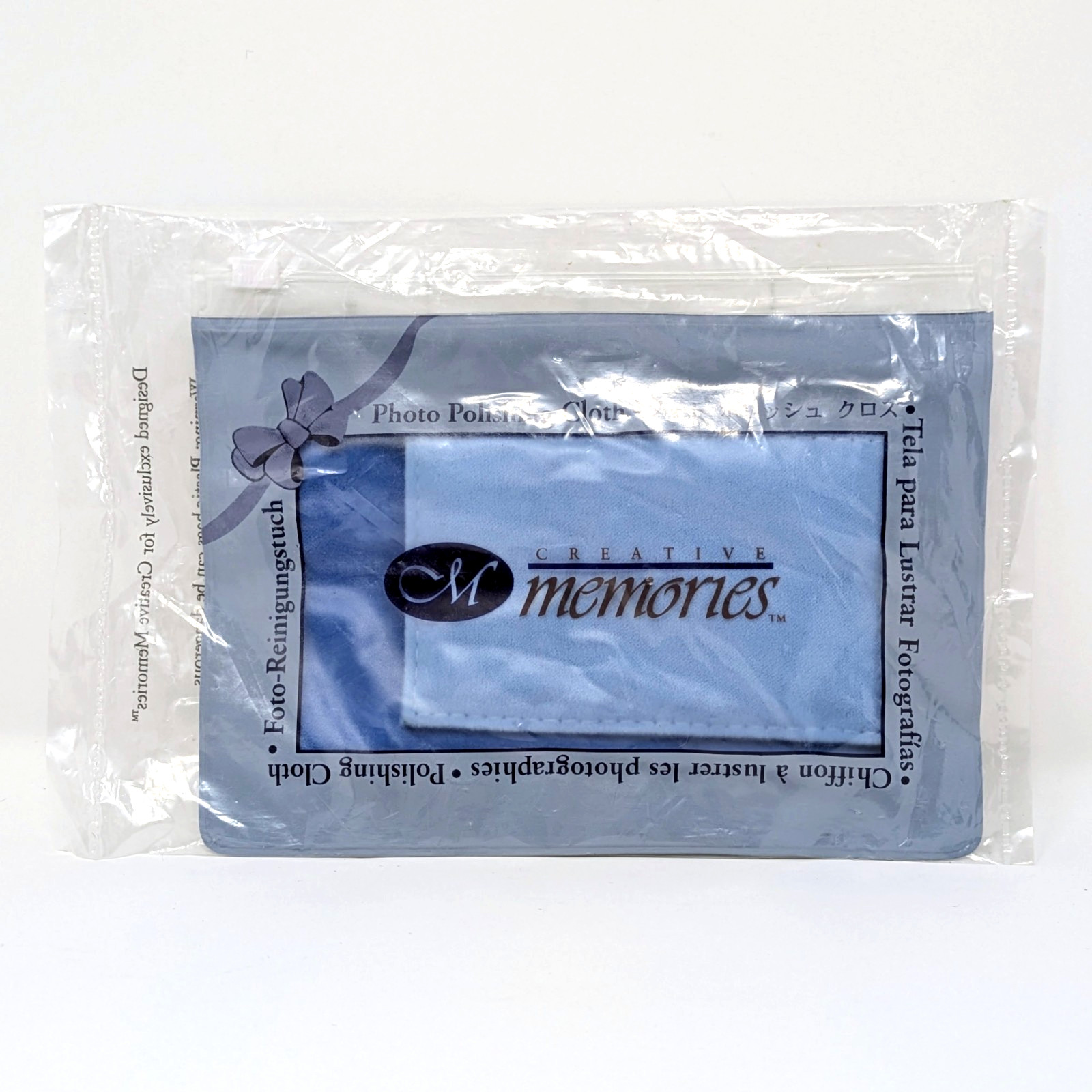 Creative Memories PHOTO POLISHING CLOTH w/ Zipper Storage Bag 2006 | NOS