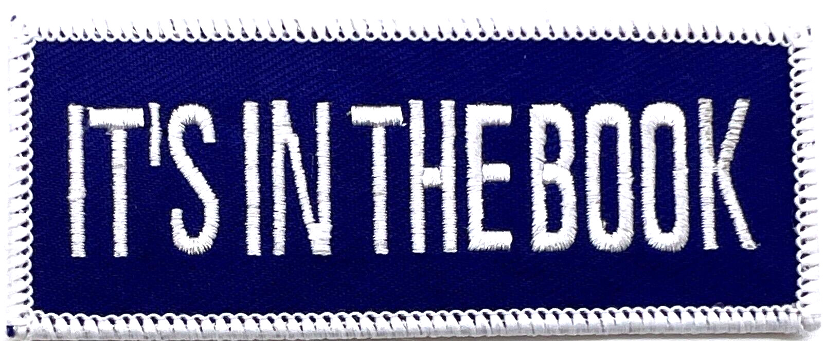 IT'S IN THE BOOK AA ADDICTION 12 STEP SOBRIETY MOTORCYCLE IRON ON PATCH B-36