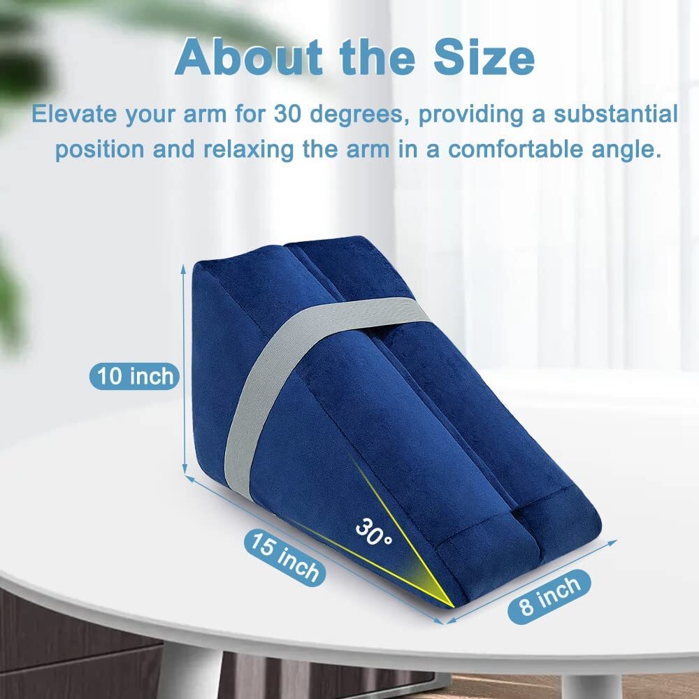 Arm Elevation Pillow Elevating Arm Support Pillow Post Surgery Wrist Arm Wedge