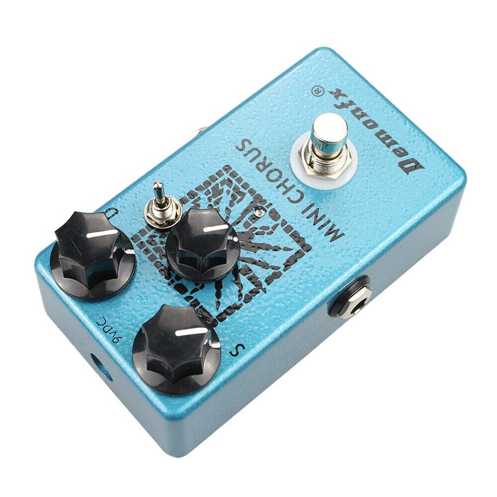 Demonfx Mini Chorus Toggle options Guitar Effect Pedal New/Nice Fast US Ship