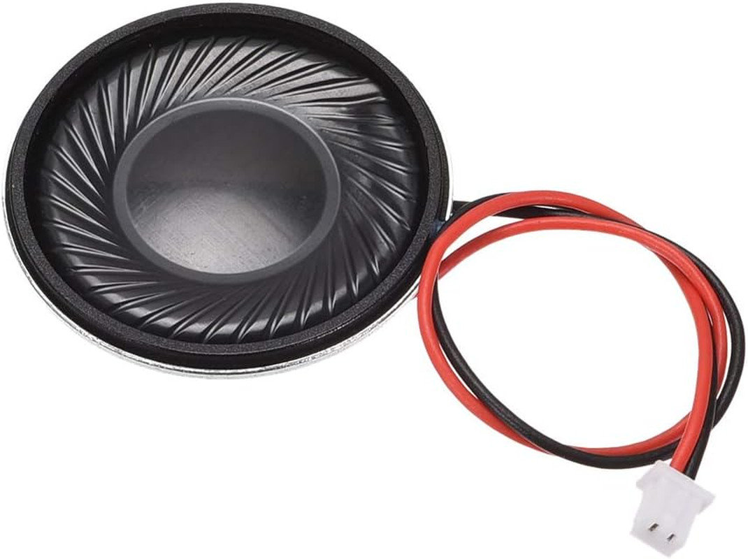 Uxcell 1W 8 Ohm DIY Magnetic Speaker 28Mm round Shape Replacement Loudspeaker wi