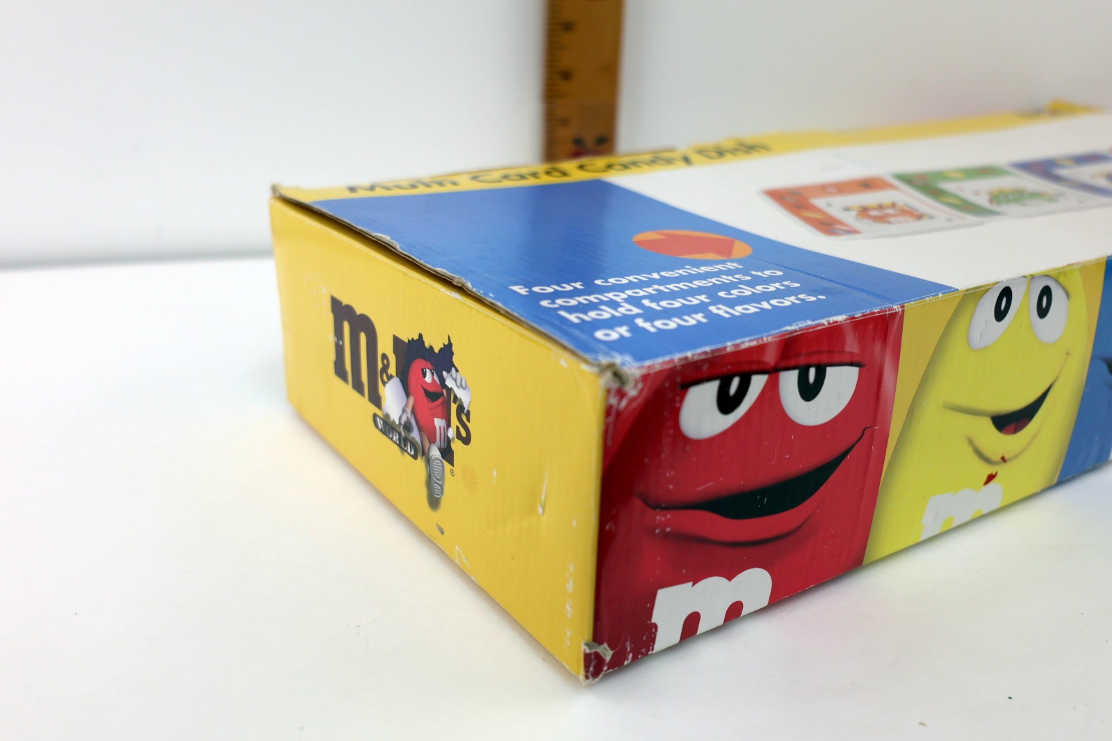 M&M’s World Las Vegas Multi Card Candy Dish with Four Compartments