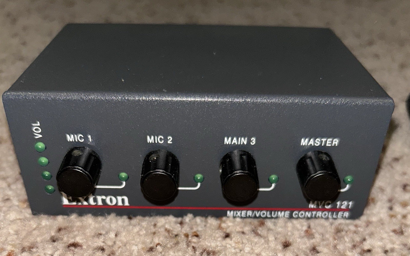 Extron MVC 121 Mixer/Volume Controller w/ AC Adapter Excellent!