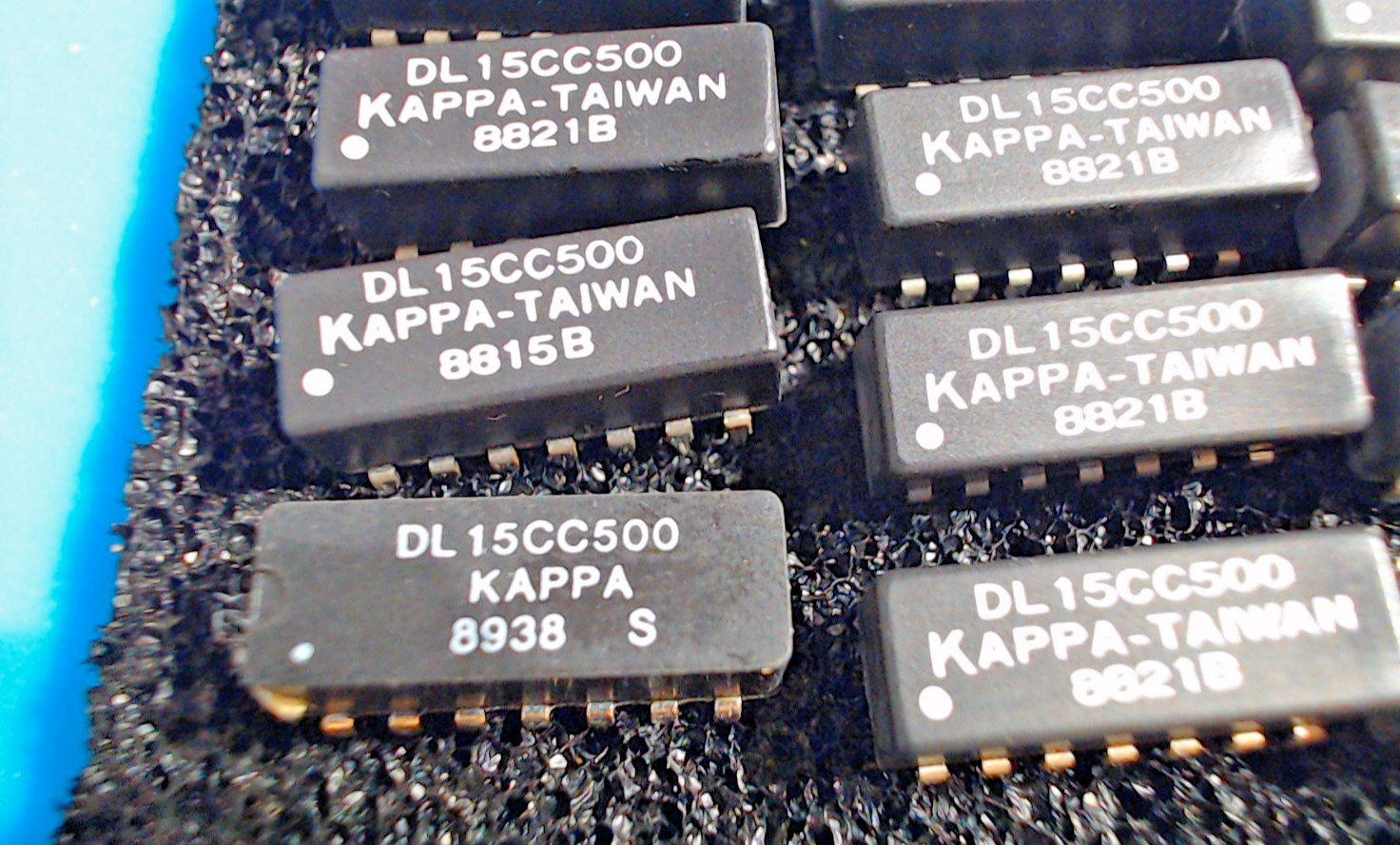 Lot of 7 Kappa DL15CC500 TTL Schottky 10-Tap Delay Line DIP-14 NOS 1988