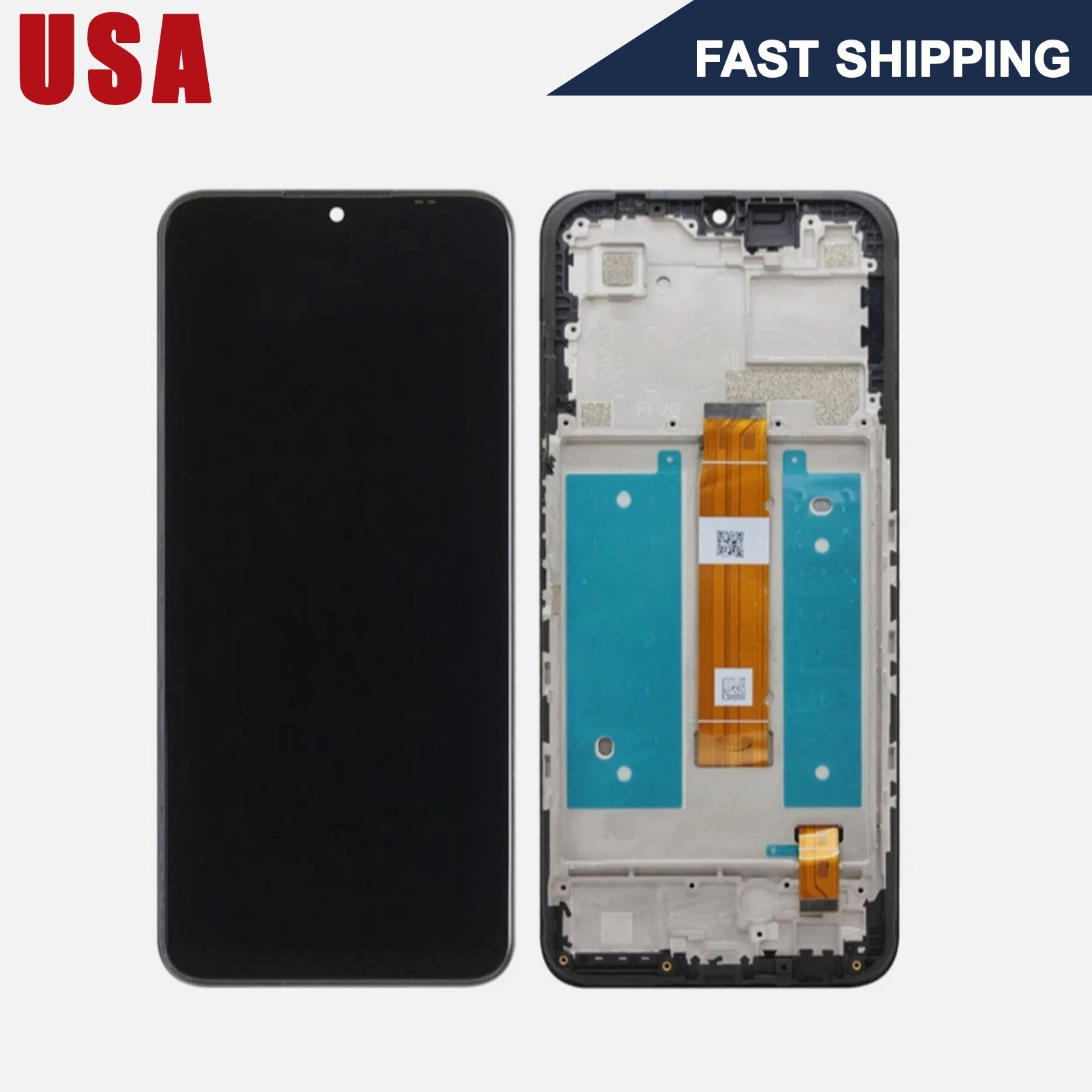 Replacement For Cricket Icon Plus 2026 SN333C LCD Digitizer Touch Screen Frame