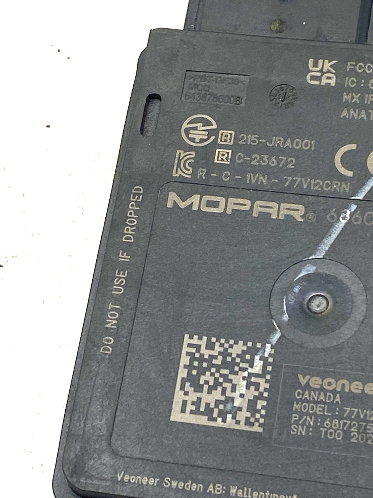 2023 Dodge Durango Mopar Blind Spot Detection Sensor 68608156AA OEM