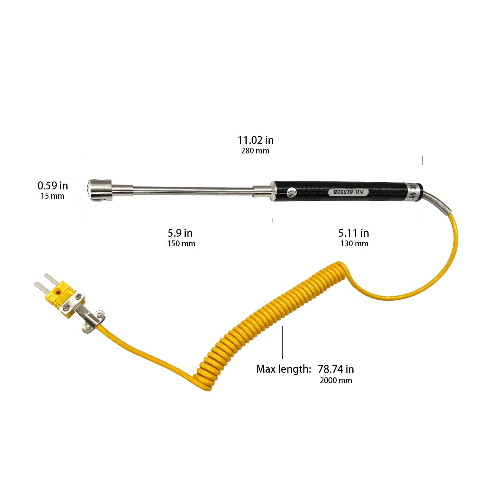 K Type Sensor Surface Temperature Probe High Thermocouple 50 To 500 1 PCS