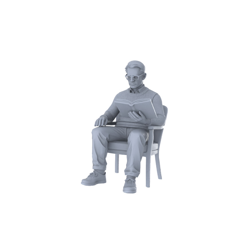 MRY-SFW 1:87 Office Daily Hexad 6-Figure Set, Office Commute, DIY Paintingation