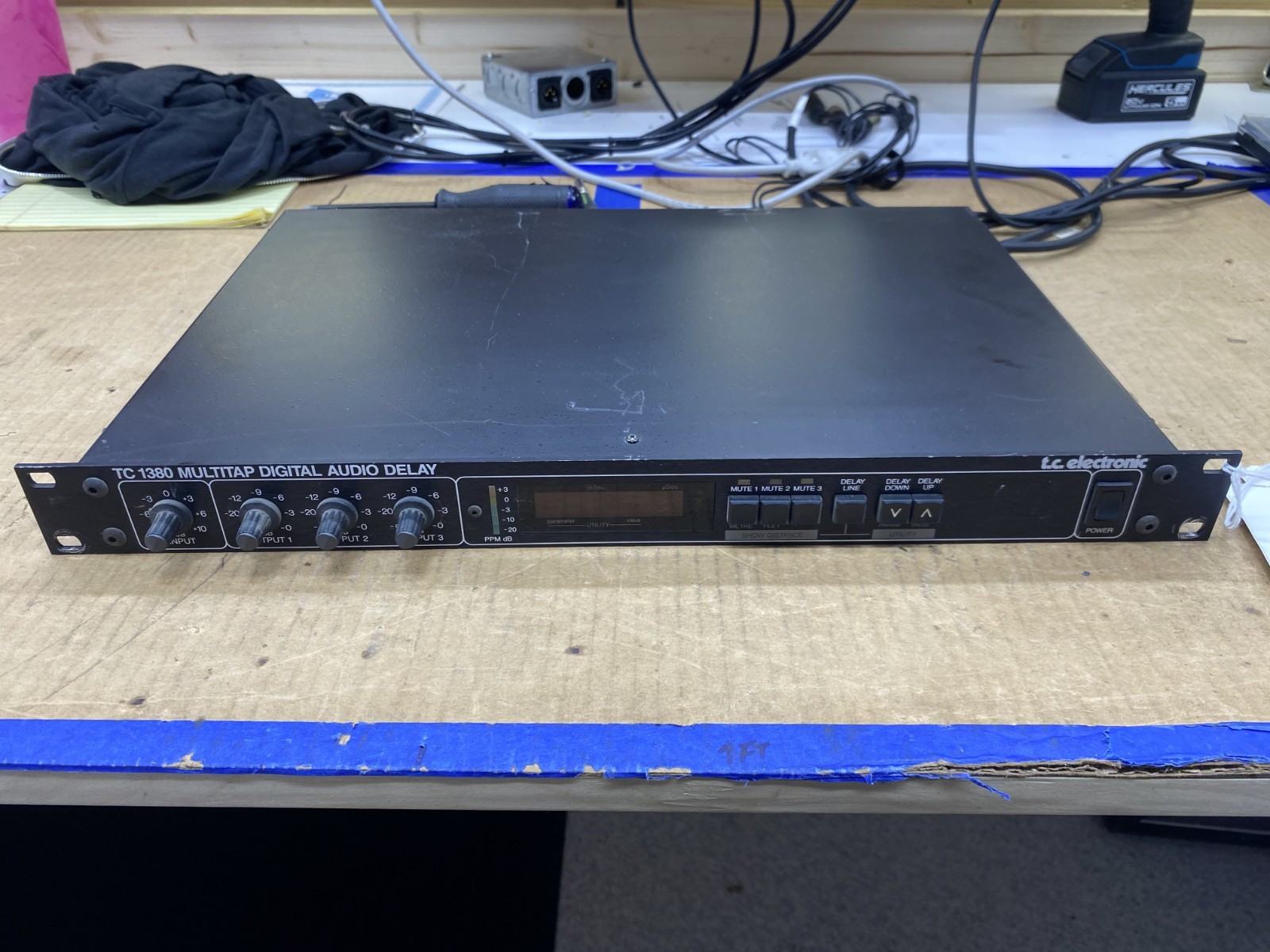 TC Electronic 1380 Multitap Digital Audio Delay Vintage Rare Rack Effect