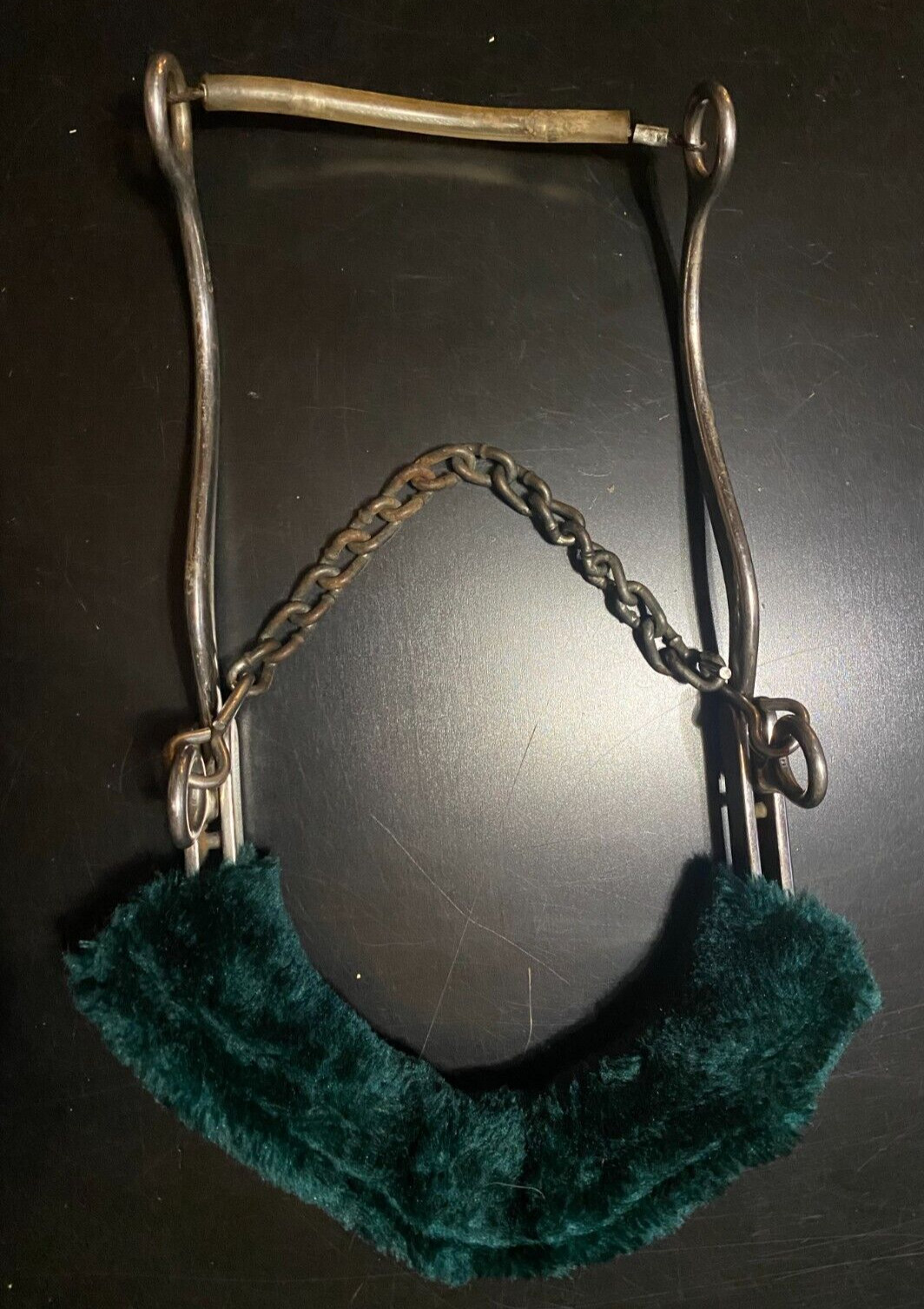 REINSMAN 953 FLEECE COVERED BIKE CHAIN MECHANICAL HACKAMORE