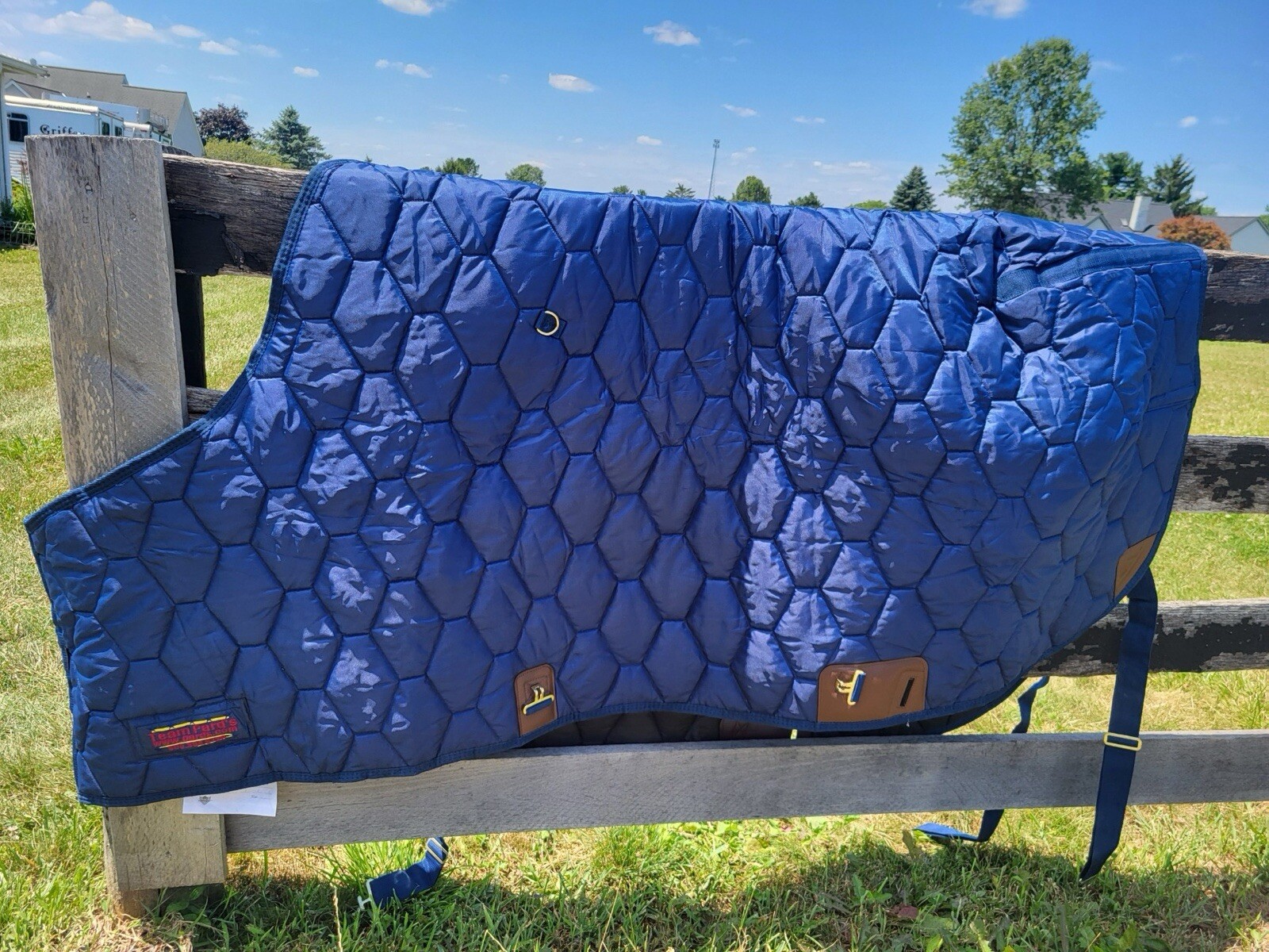 Pard’s Horse Blanket Navy Blue Winter Heavy Insulated Lined New