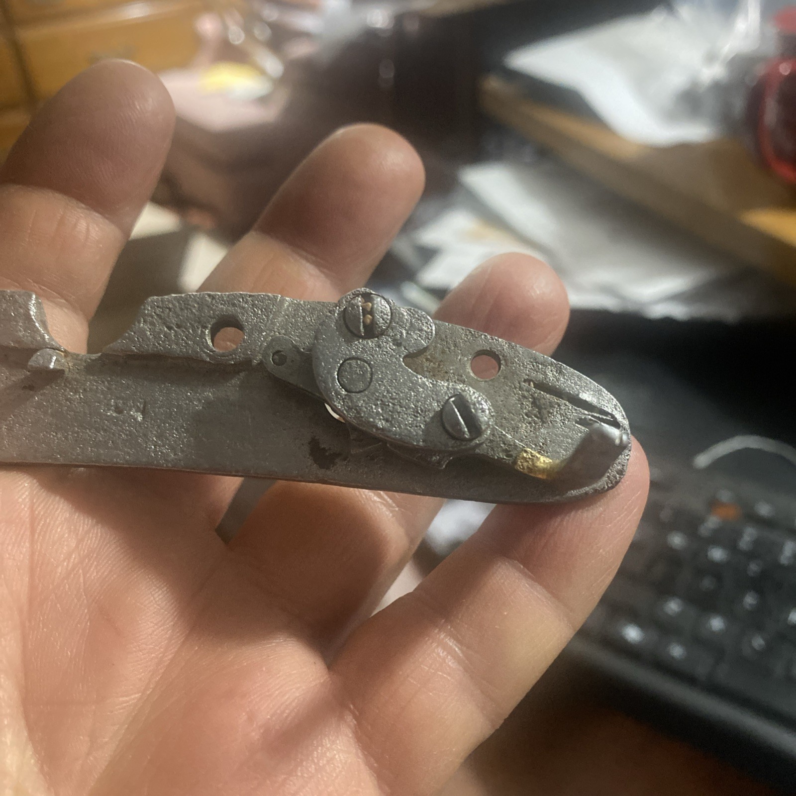ANTIQUE MUZZLELOADER GUN LOCK Parts