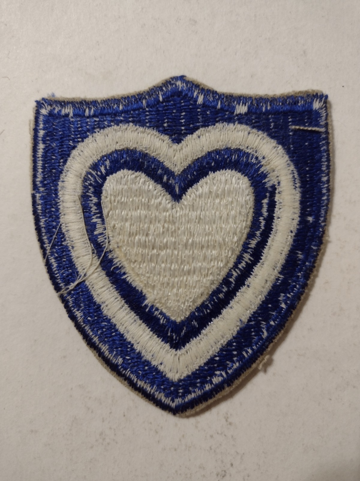 XXIV CORPS PATCH FROM BOX DATED 5/20/48 NEW OLD SETOCK