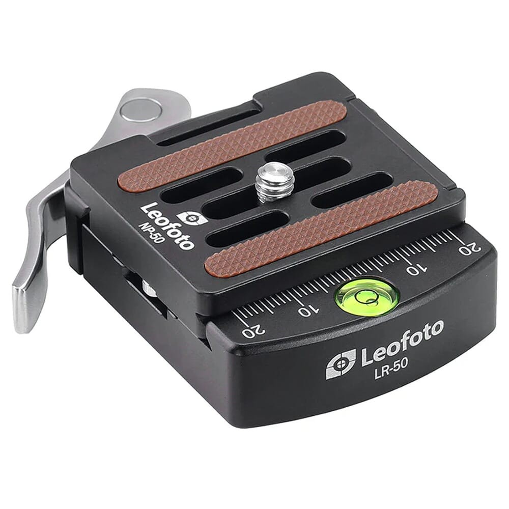 Leofoto Lever Release Clamp with QR Plate (LR-50)