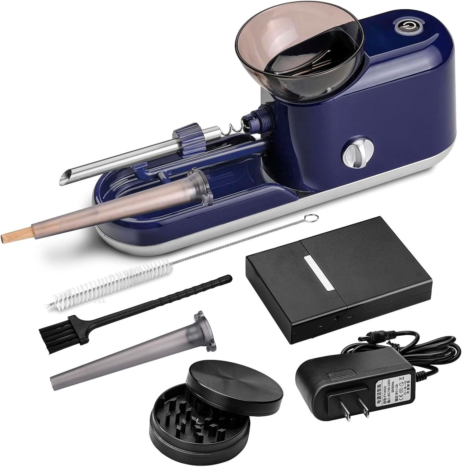 Mess-Free Pre Roll Machines: Electric Grinder & Aluminum Case for Easy Rolling