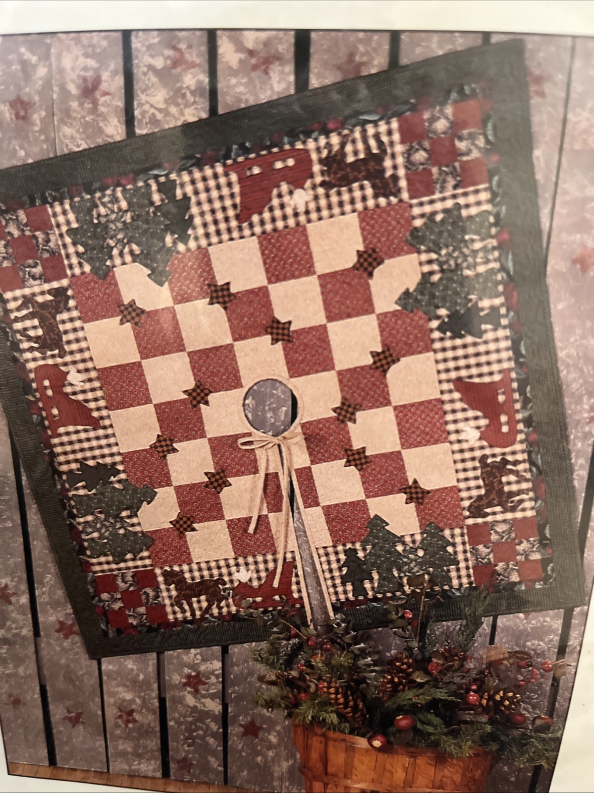THIMBLEBERRIES, INC. SLEIGH RIDE TREE SKIRT LJ-92240 PATTERN
