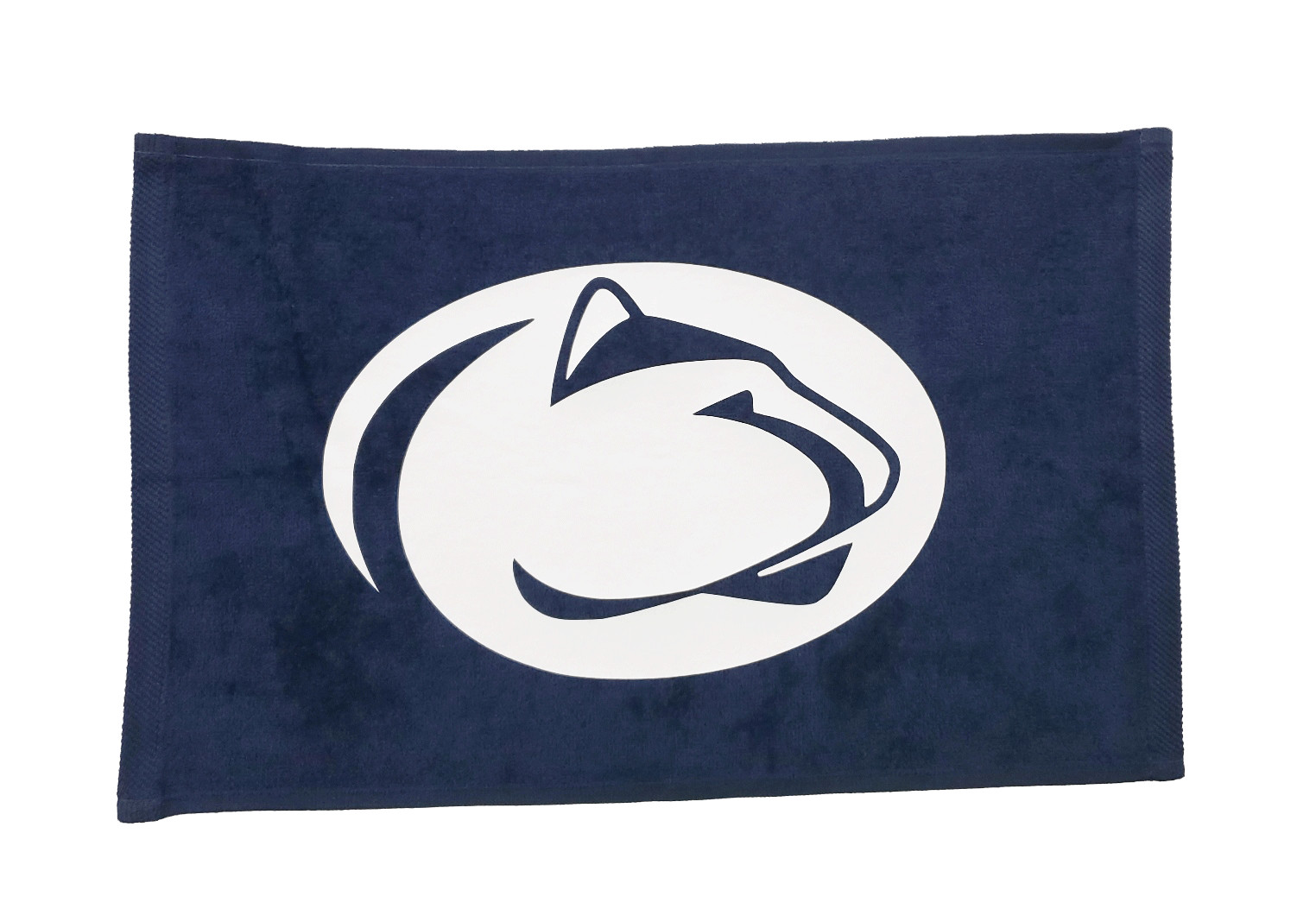 Penn State Nittany Lions Head Navy Rally Towel White Logo 11" x 18" 100% Cotton