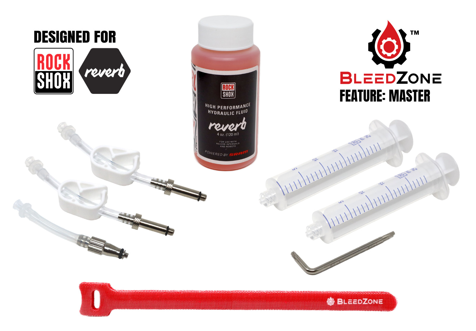 Bleed Kit for RockShox Remote Reverb Stealth and X-Loc Suspension Components