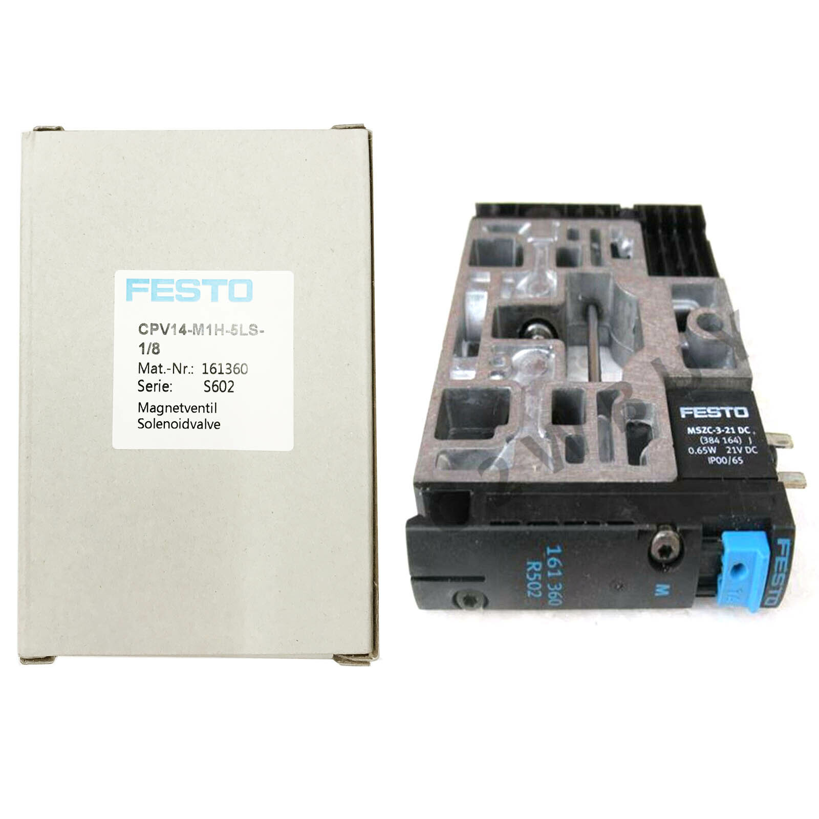 NEW FESTO CPV14-M1H-5LS-1/8 161360 Solenoid Valve