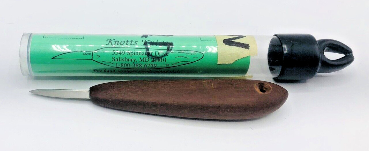 ORIGINAL rare KNOTTS KNIVES WOOD CARVING KNIFE WOODCARVING whittling bird decoy