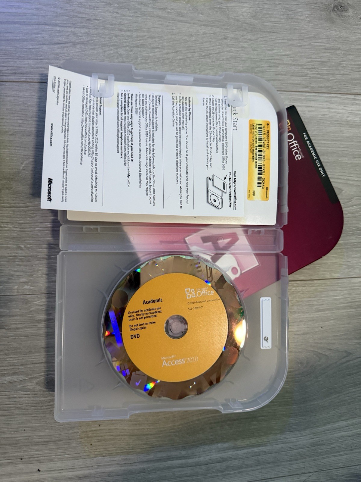 Microsoft Access 2010 Academic