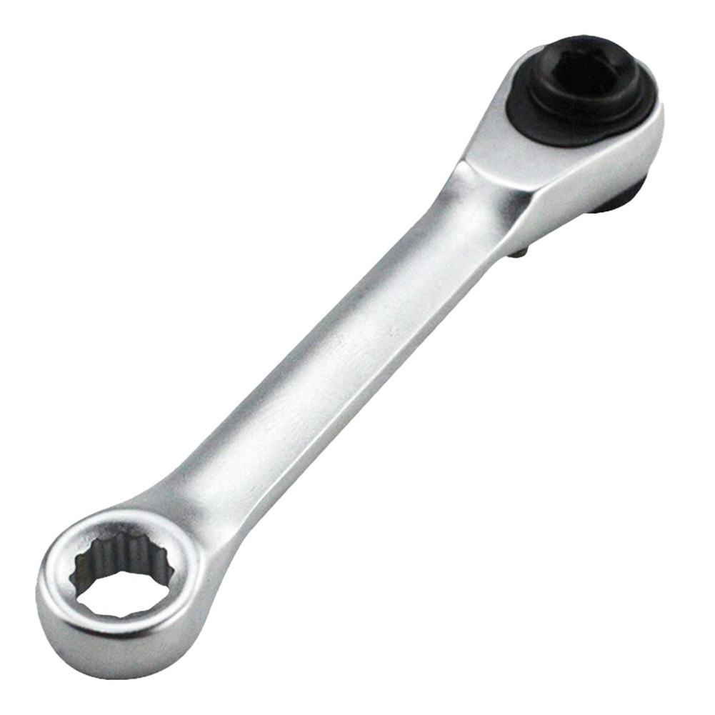 Doubleended Mini Ratchet Wrench 14 Gears Non deformation Wear resistant