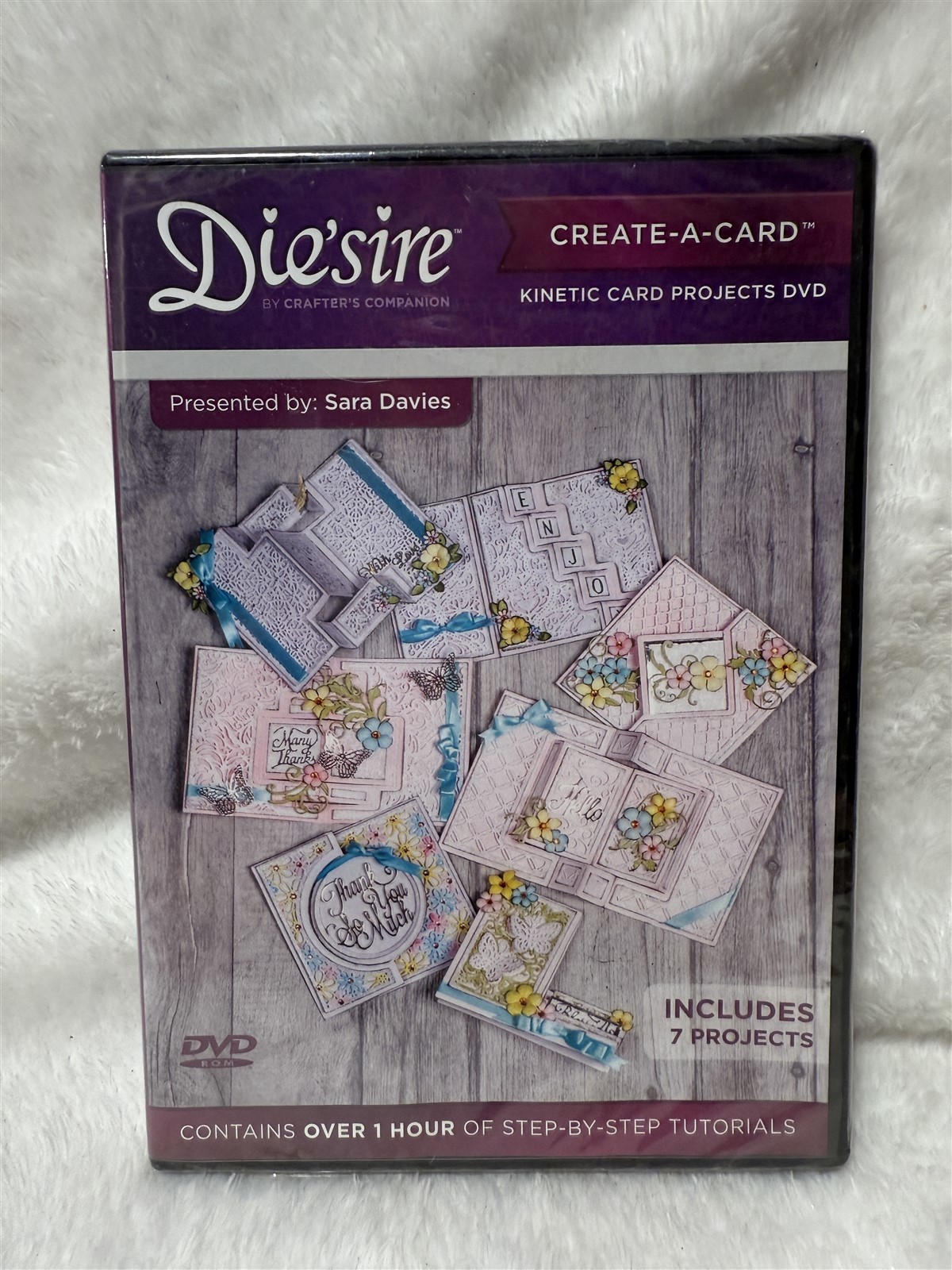 CRAFTER'S COMPANION DIE-SIRE KINETIC CARD PROJECTS DVD CREATE A CARD