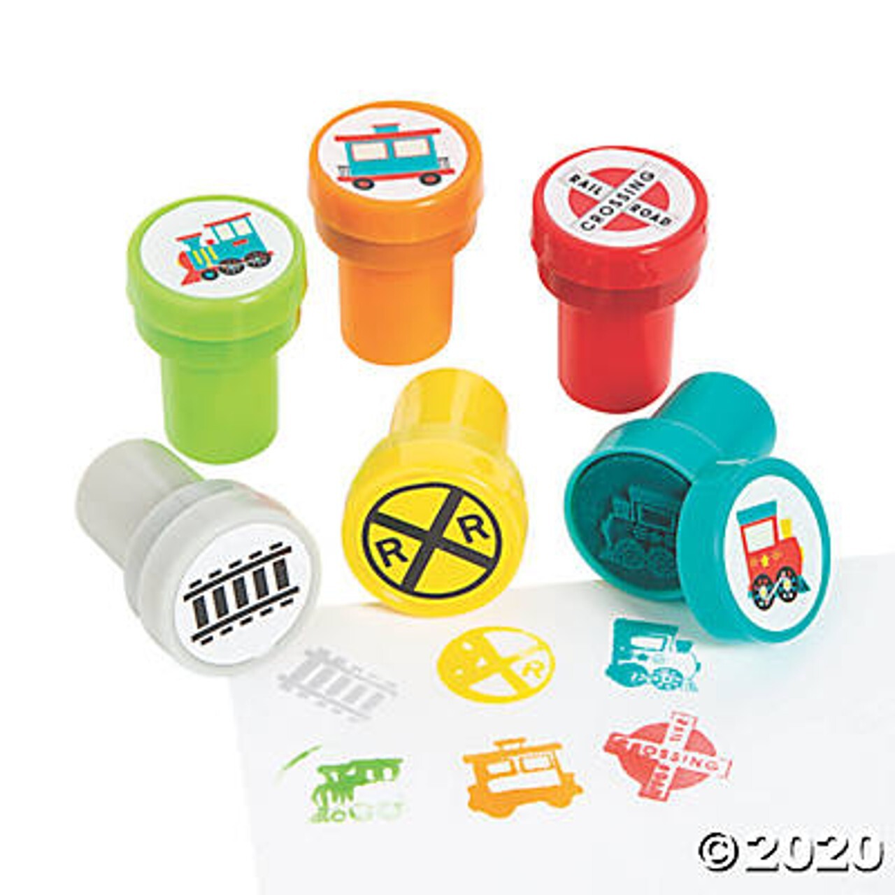 Railroad Stampers Set (6 ct.)